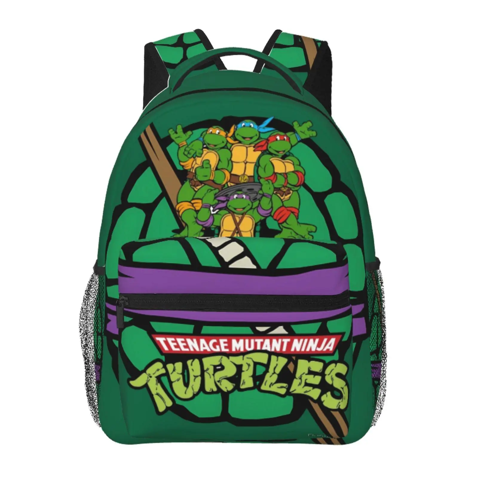 TMNT The Last Ronin Backpack Mikey Memes Large Capacity Laptop Backpack TMNT Pizza Lightweight Casual School Daypack, Unisex Book Bag for Teens Boys & Girls