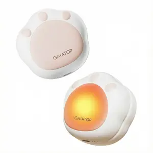 GAIATOP Cat Paw Hand Warmers for Women & Men 2-Pack Adorable & Unique Design, 13H Long-Lasting Warmth,3 Heat Settings Rechargeable.   Perfect Gift for Her & Him. Usb Cable Portable   Valentine's Day gift