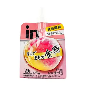 MORINAGA Japanese Peach Fruit Jelly 150g Low Calorie 0 Fat Rich in 12 Vitamins