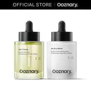 Vita 3 + Jet Blue Serum Set: Glow & Hydrate Skincare Set with Two Types of Vitamin C, Niacinamide, and Hyaluronic Acid – Daily Glass Skin Routine