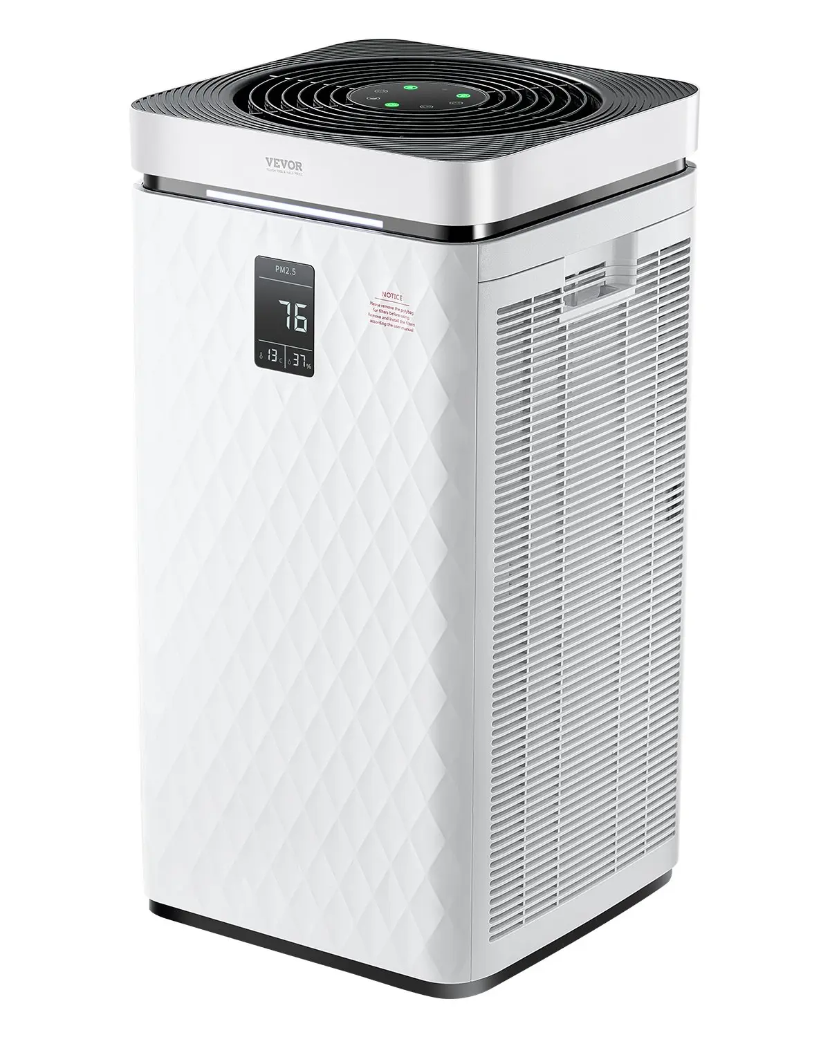 【BackToSchool】VEVOR H13 HEPA Air Purifier, 3139 ft²/h Fast-Purifying Smart Air Purifier with Timer, Adjustable Settings, Automatic Mode & Allergy Relief for Home & Office (DealsForYouDays Promotion), 700 M³/H