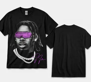 Justin Jefferson Big Face Graphic T-Shirt, Vikings Football Fan Tee, Purple Visor Streetwear Shirt, Vintage Sports Graphic Tee, Gildan 5000 Heavy Cotton