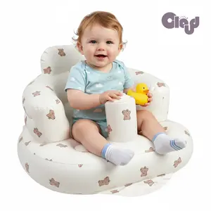 【SummerVibes】Inflatbale baby chair,Baby stuff,Inflatable Seat for Babies 3-36 Months, Built in Air Pump Infant Back Support Sofa Toddler Chair for Sitting Up, Baby Floor Seater Gifts