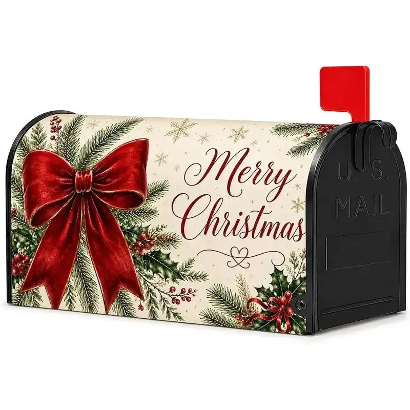 Magnetic Mailbox Cover,Christmas Mailbox Decorations