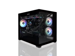AVGPC Hellfire Gaming PC AMD Ryzen 5 9600X; GeForce RTX 5070 12GB; 32GB DDR RAM; 1 TB NVME M.2 SSD; 360mm AIO Liquid Cooler; ARGB Fans; WiFi/AC ; Dual Chamber Case; Windows 11 Home