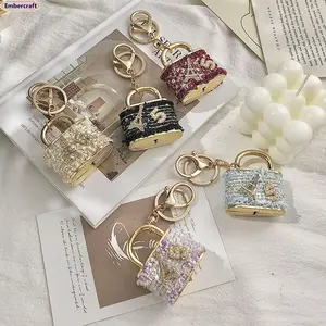 Cute Aesthetic Cartoon Keychain Plush Pendant, Soft Flannel Bag Charm, Trendy Metal Key Chain for Backpack Purse, Unique Small Gift for Girls, Lightweight Durable Everyday Accessory