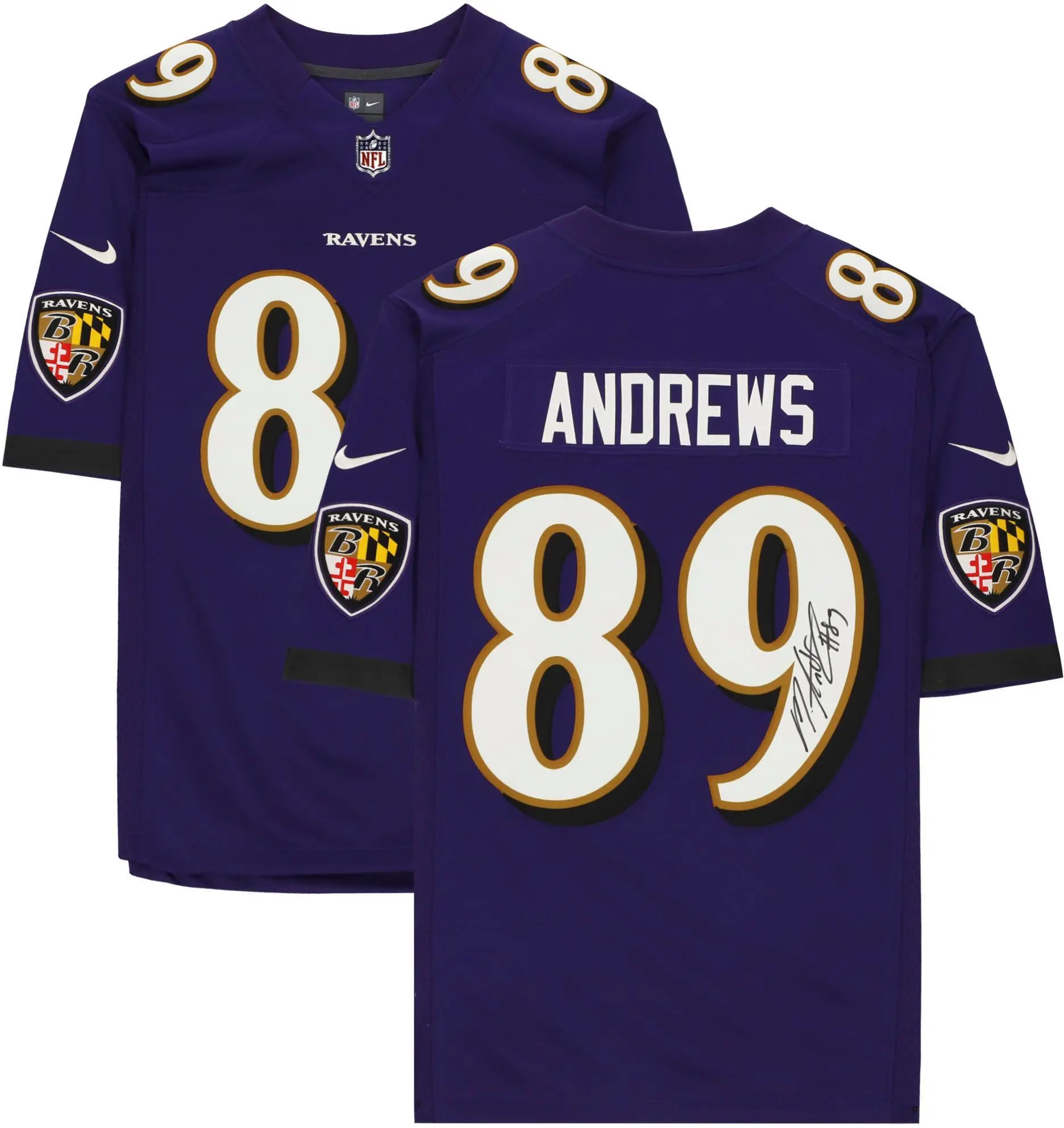 Mark Andrews Baltimore Ravens Autographed Nike Purple Limited Jersey - Fanatics Authentic Certified