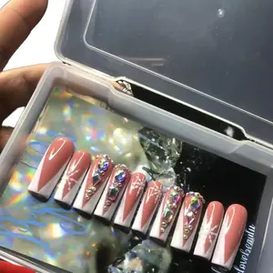 V Cut French Press On Nails