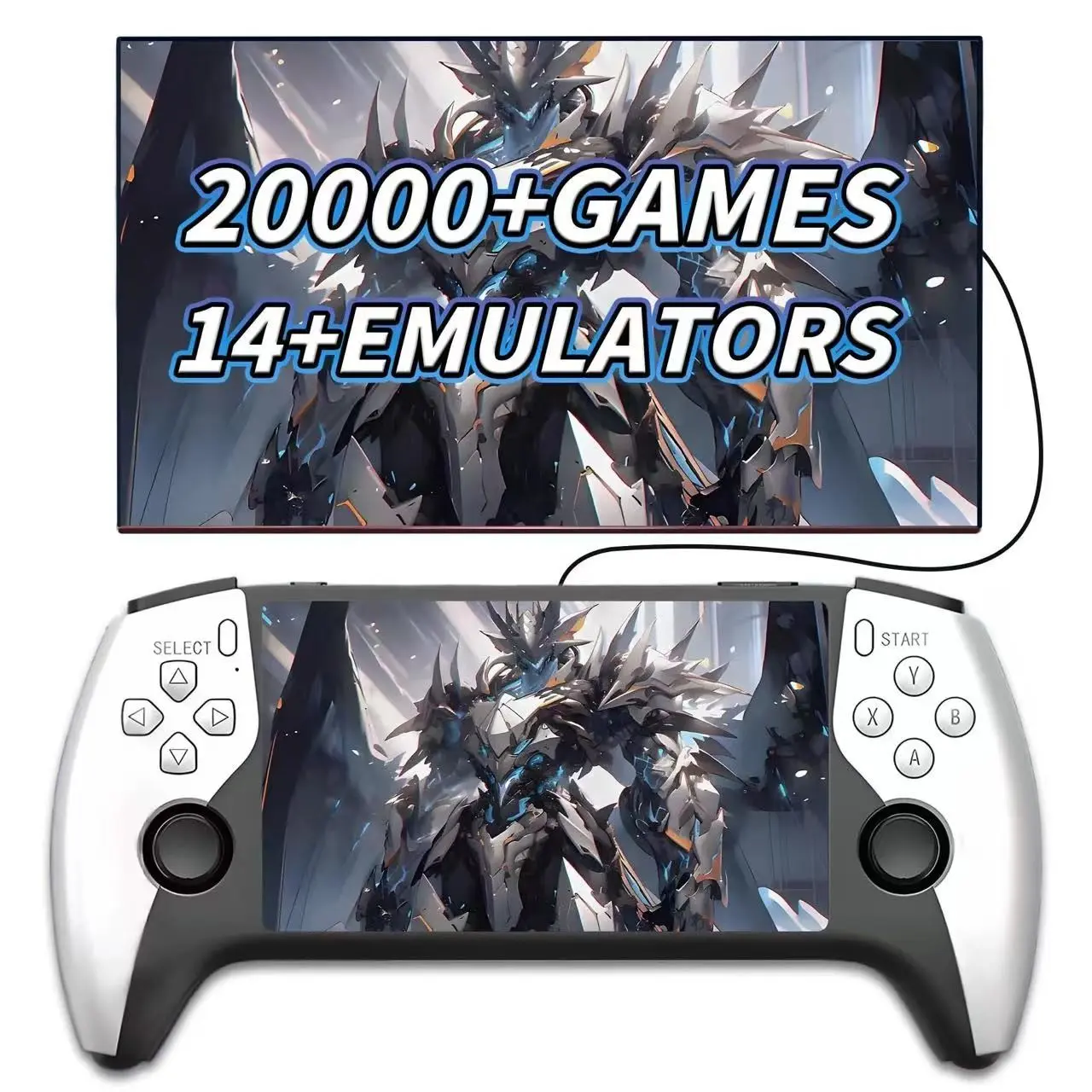 2026 New Sf3500 Upgrade Handheld Game Console, 5-Inch IPS Full HD Screen, 3000mah Long Battery Life, Compact Portable Gaming System