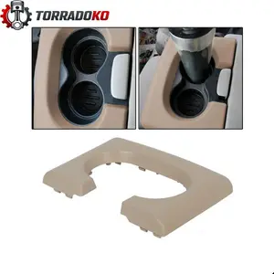 Center Console Cup Holder Armrest Pad Replacement Tan For Ford F150 2004-2014
