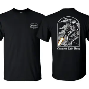 Chance of Rain Shirt Unisex Short Sleeve, Casual 100% Cotton, Army Military Menswear, Gun Shirt Tactical Gear, Good Graphic Shirt, Made In USA.