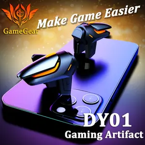 A Set of New Mobile Gaming Controllers DY01, Crafted for PUBG Triggers, Mobile Gaming Additions, Responsive Shooting Target Buttons, Intelligent Mobile Game Controller Grips, Mobile Controllers for PUBG