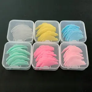 10Pcs/box Reusable Eyelash Lifting Kit Silicone lamination Pad Eyelash Perm Rods 3D Eyelashes Extension Curler Pad Makeup Tool