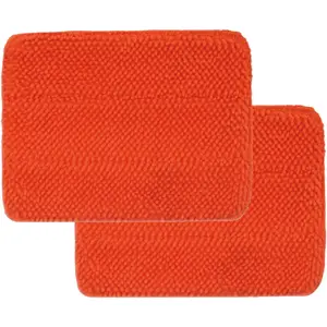 Pack of 2 Chenille Pad Refill Compatible with QAE011 Wall and Baseboard Cleaner Tool with Long Handle Model QAE015