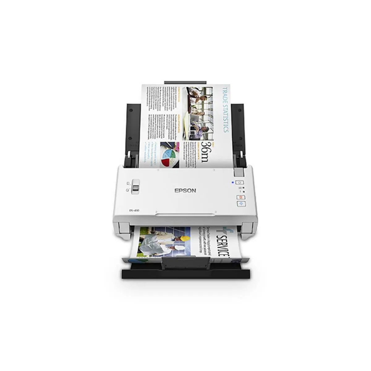 Epson DS-410 Document Scanner - Affordable Office Device for Busy Offices & Business Owners, with Auto Document Feeder, Broad Compatibility, Searchable PDF Capability, and TWAIN Drivers, Documents