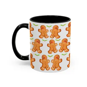 Gingerbread Booties Pattern Coffee Mug - scs14975