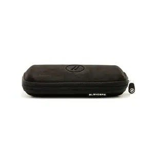 Blenders Dapper Case – Durable EVA Hard Shell, Oxford Fabric Finish, Rubber Zipper Pull, Stylish Protection for Sunglasses & Eyewear
