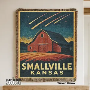 Kent Farm Throw Blanket | Smallville, Kansas