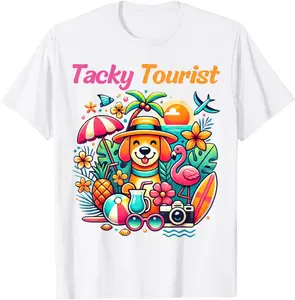 Vacay Tacky Tourist Outfit Wacky Cruise Costume Idea Tacky T-Shirt