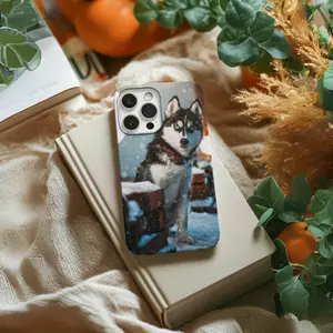 Husky Dog Phone Case for iPhone – Shockproof, Scratch-Resistant, Unique Nature-Inspired Design