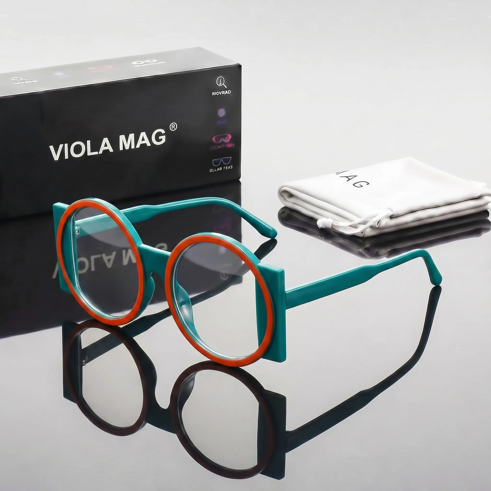 Vintage Round Eyeglasses Reading Glasses for Men and Women, Unisex, Fashion High Quality Eyewear Blue Light Blocking Resin, Multiple Prescriptions Available, Anti Eye Fatigue Computer Glasses