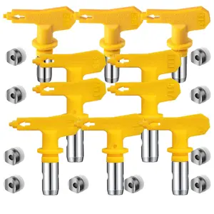 Car Paint Spray Nozzle, Quick Plug & Rotatable High Pressure Airless Spray Nozzle, Paint Care Tool for Car, Factory Painting Repair, Quick Connect Nozzles, Spray Nozzle Tips