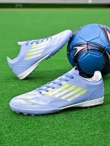 Men's Artificial Grass Football Shoes Soccer Shoes Turf Shoes Football Boots TF Nails Anti-Slip Wear-Resistant Strong Grip Ankle Protection Durable Rubber Sole All Seasons