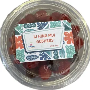 Li Hing Mui Hawaiian Bursters Fruit Flavor - 6 oz Gummy Candy, Sweet Snack