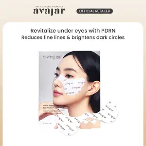 avajar Rejuvenating Eye Wrinkle Control Mask 5 Sheets | Anti-Aging Eye Patches with PDRN, Peptides, Niacinamide, & Collagen | Firming, Brightening, & Hydrating Under-Eye Treatment