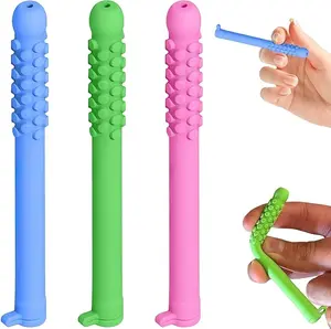 Chewable Essential Oil Breath Stick, Chewable Breather Sticks, Quit Smoking Chew Sticks, Can Taken Anywhere for Focus Clear (3Pcs)