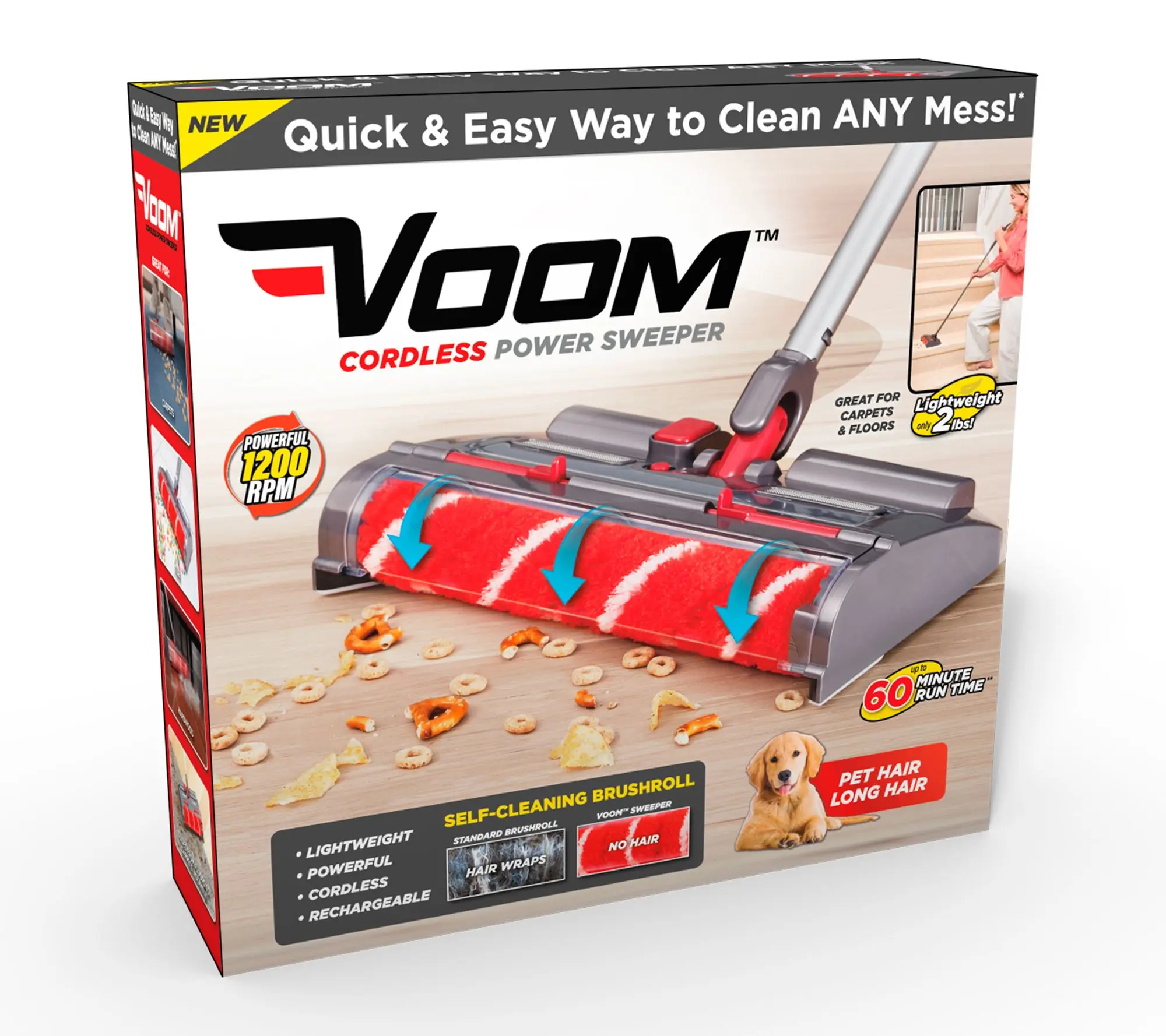 Voom Cordless Power Lightweight Multi-Surface Floor Sweeper Voom Cordless Power Lightweight Multi-Surface Floor Sweeper