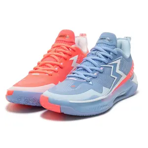 361° Big3 5.0 Quick PRO Basketball Shoes for Men Blue Synthetics Qu!kCQTECH Midsole Qu!kBONE Carbon-Fiber Plate Breathable Outdoor Sneakers