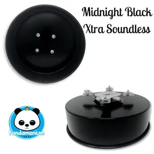 Midnight Black XTRA Soundless Spinner- Xtremely LIGHT! Pandamonium Petsor