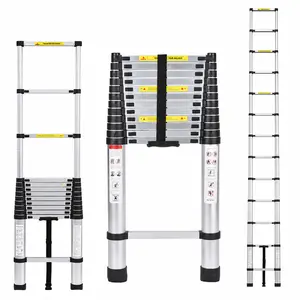20.6 ft Telescoping Ladder with Non-Slip Design, Portable Collapsible Ladder for Home, RV Attic, and Outdoor Use