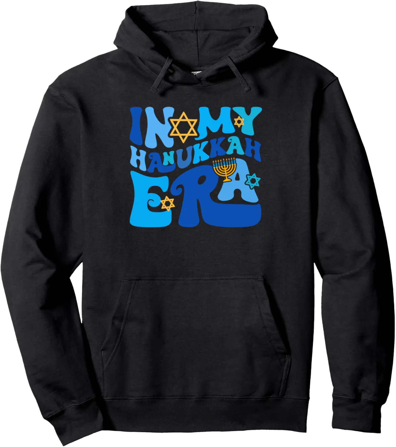 In My Hanukkah Era Chanukah Jewish Pajamas Pullover Hoodie - Phoebeumba Shop 77B0DNK3R123