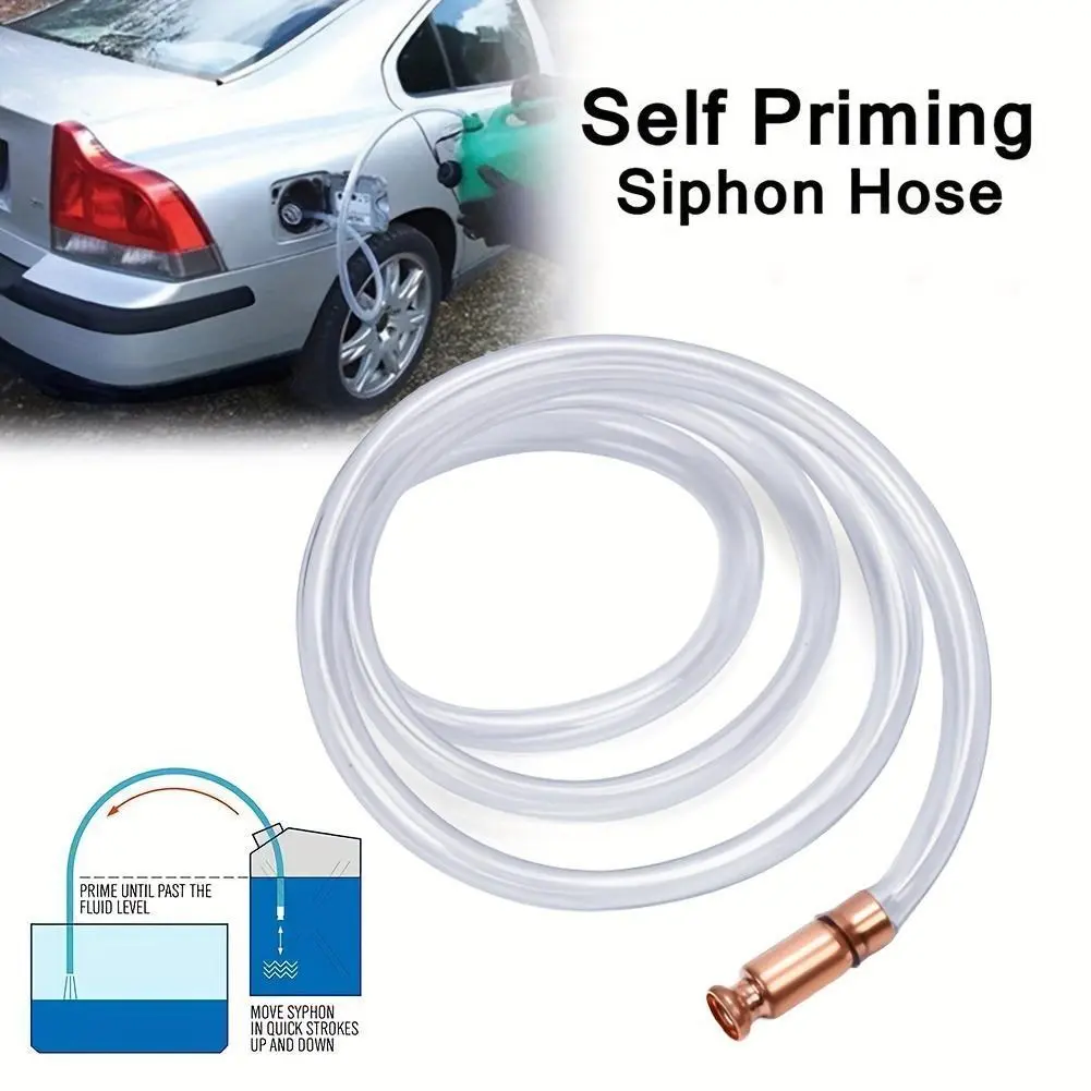 Effortlessly Extract Oil with our Automobile Oil Suction Pump - Manual Extractor with Red Copper Siphon Refueling Pipe, Oil Delivery Pipe, and Urea PVC Pipe, Automotive