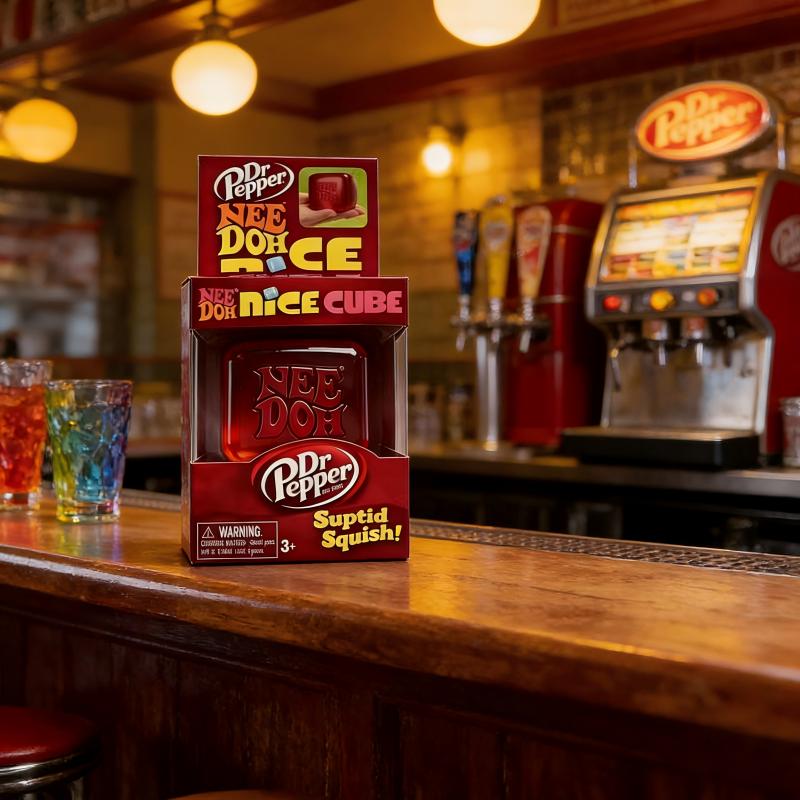 Needoh Ice Cube Water Drop Squeeze Toys, RelaxingAnxiety Reducing Hand Toys, Perfect Gift for All Ages, SoftSquishy Fidget Toy in Blue Pink Purple