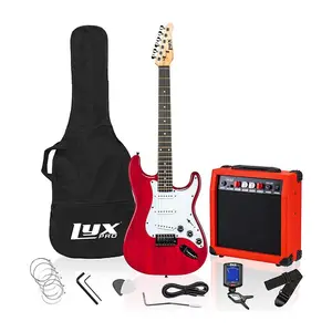 LyxPro 39" Electric Stratocaster Guitar & Starter Kit