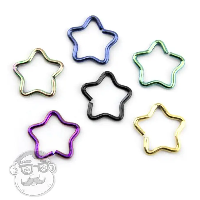 Star Daith Cartilage Tragus Stainless Steel Earring