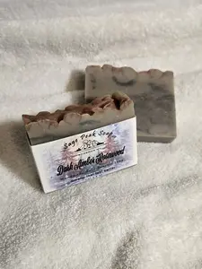 Dark Amber and Rosewood  Cold Process Soap- Sage Peak Soap LLC.