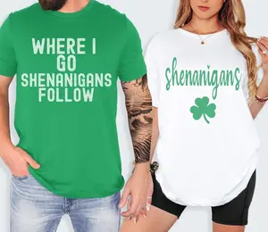 Couples Matching St. Patricks Shirts, Funny Couples St. Patricks Day Shirt, Couples St. Patrick's Day Shirt, St Paddy Day Shirt For Couples