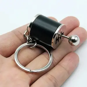 Creative Car Gearbox Keychain, Six-Speed Manual Shifter Key Chain, Metal Car Key Ring Accessory, Unique Gift for Drivers, Valentine's Day Christmas Present