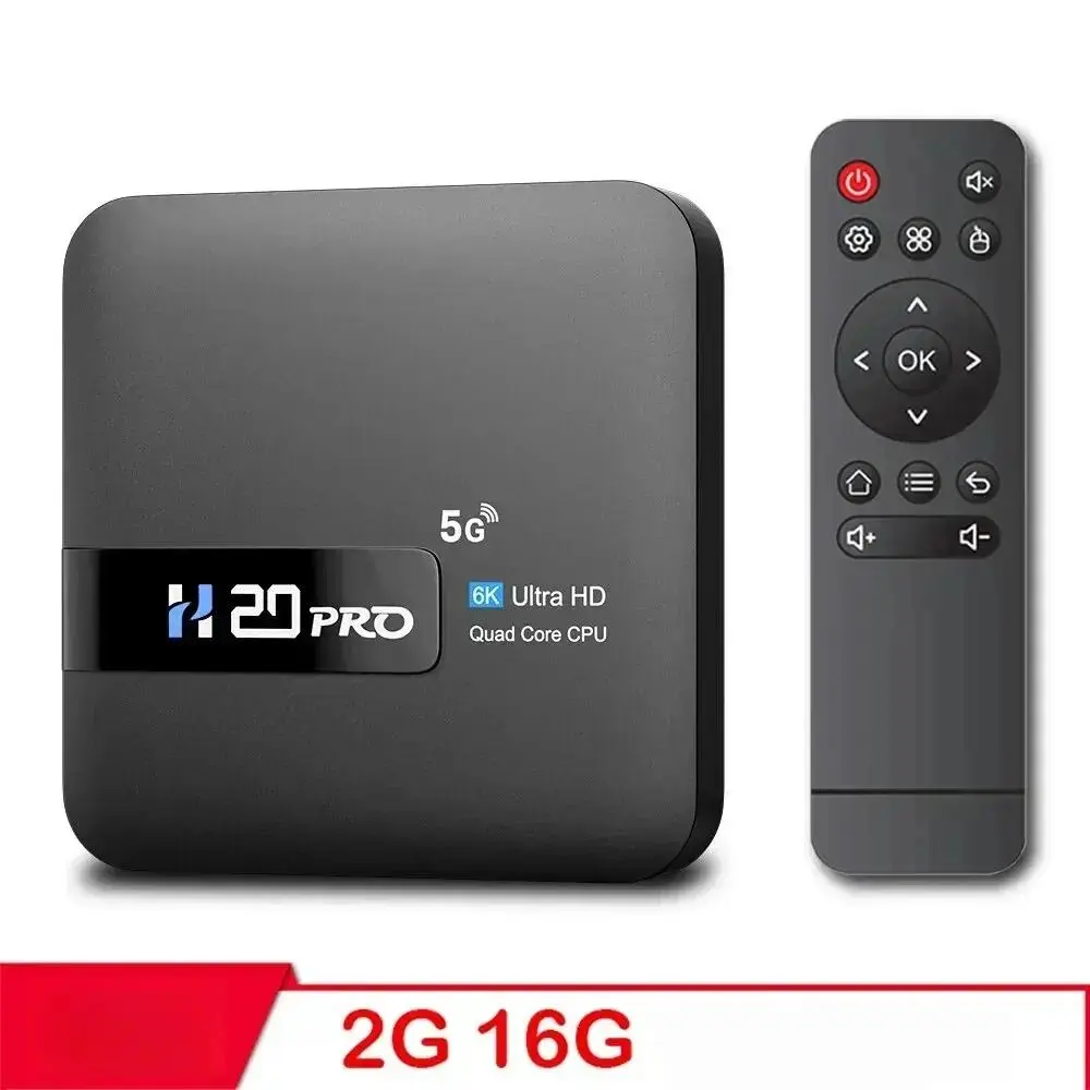 [Smart TV Upgrade] 4K/6K Ultra HD HDMI Media Player | Dual-Band WiFi Streaming TV Box | Plug & Play Home Theater Receiver for Older TVs