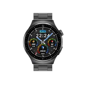 Health Smartwatch with ECG Body Fat Analysis Blood Glucose Monitoring Uric Acid & Blood Lipid Testing for Comprehensive Health Monitoring Wearable Micro Card Wristwatch for Smartphone Use