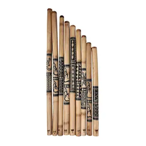 Didgeridoo Bamboo Maori Tattoo, Handmade 34-59" Musical Artistry with Rich Tones Tone option A B C C# D E F G