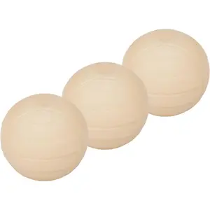 Dog Toys, Interactive Glow Rubber Balls, (Pack of 3), 2.5 inch, Beige