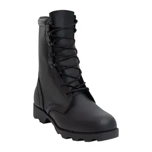 Rothco Speedlace Combat Boots 10 Inch - Black Men’s Boy Footwear Walking Shoes Closed Insole Padded Leather Rubber