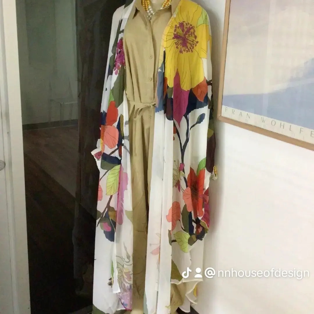 Floral Women Duster Cardigan Womenswear