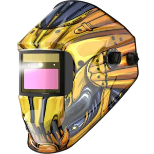 ANDELI Newest Auto Darkening Welding Helmet with LED Light, Full Digital Filter, Rechargeable Battery, True Color, Wide Shade 3/5-9/9-13, Weld/Cut/Grind/Lock Mode Welder Hood