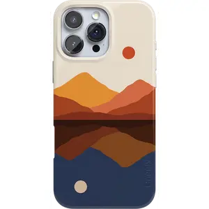 Opposites Attract | Day & Night Colorblock Mountains Case